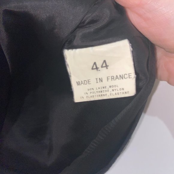 Agnes B Paris Wool Mini A Line Skirt - Picture 7 of 7